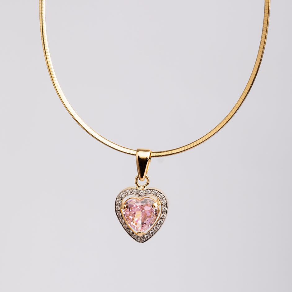 Morganite Heart Set