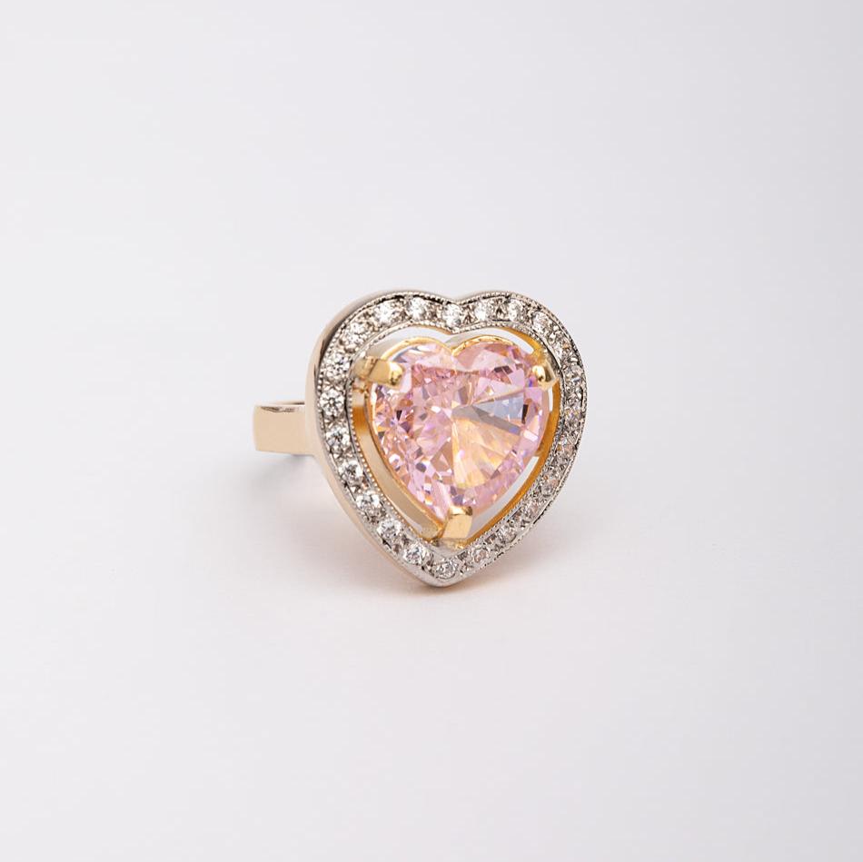 Morganite Heart Set