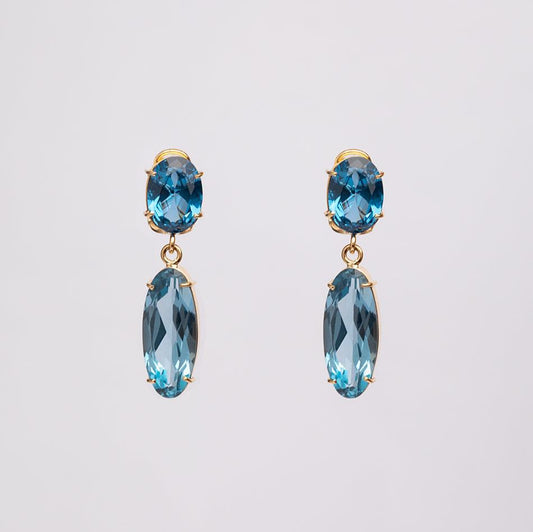 Aquamarine Dangle Earrings