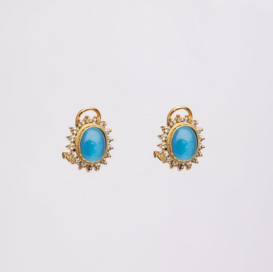 Ceylon Blue Earrings