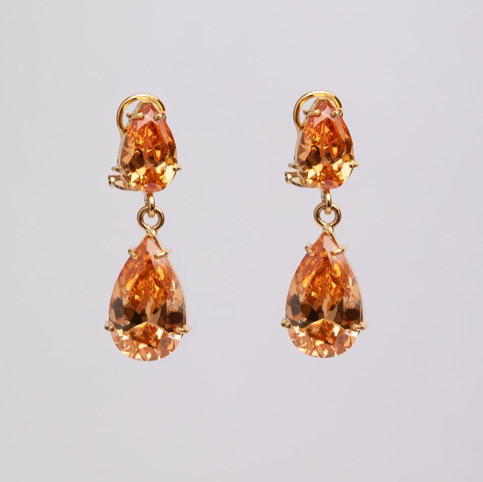 Amber Haze Earrings