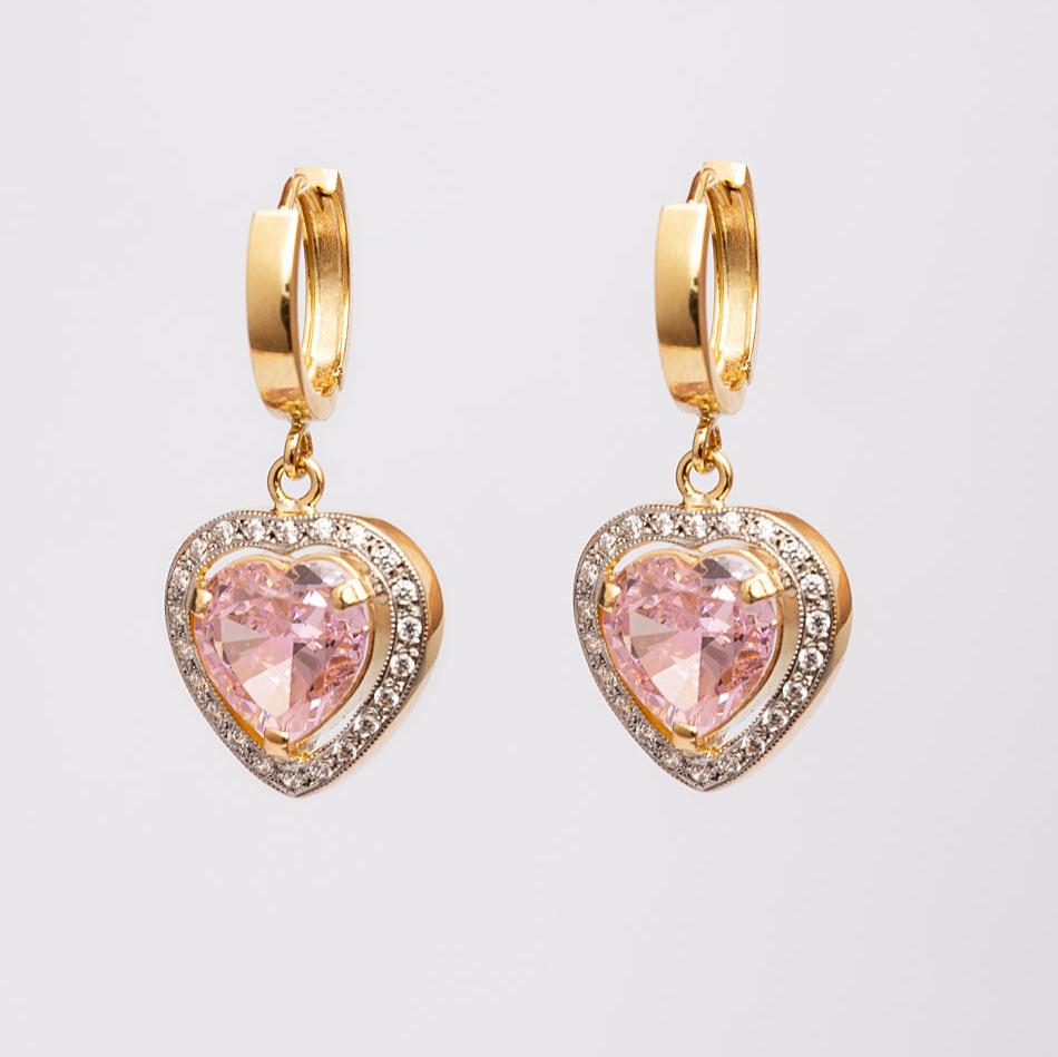 Morganite Heart Set