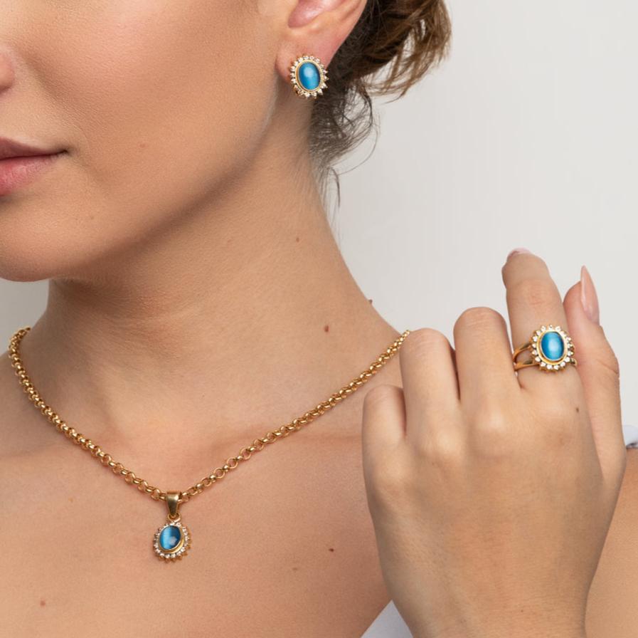 Ceylon Blue Ring